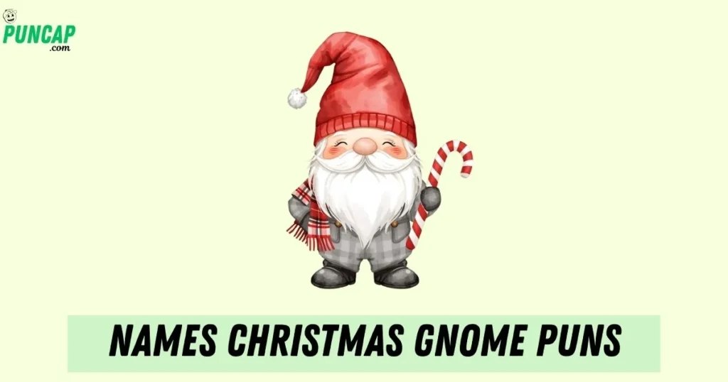 Names Christmas Gnome Puns