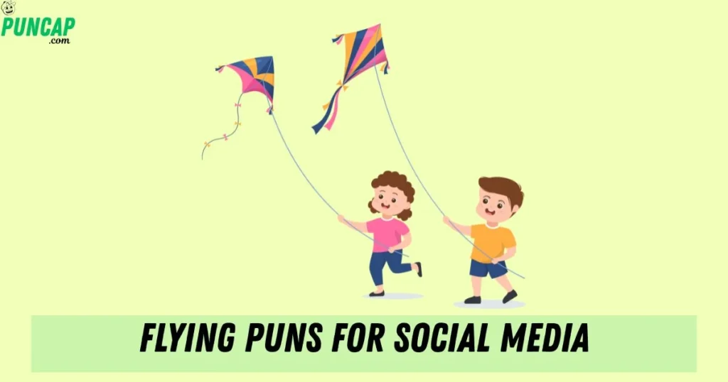 Flying Puns For Social Media