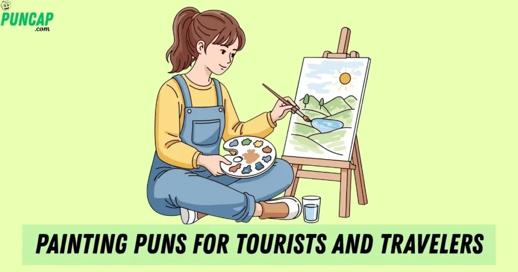 Painting Puns For Tourists And Travelers