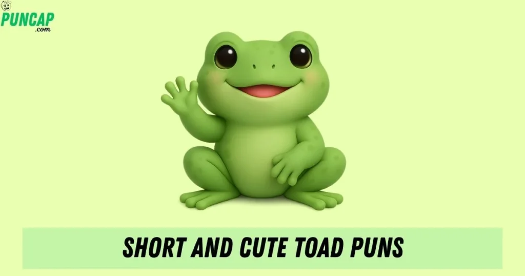 Short And Cute Toad Puns