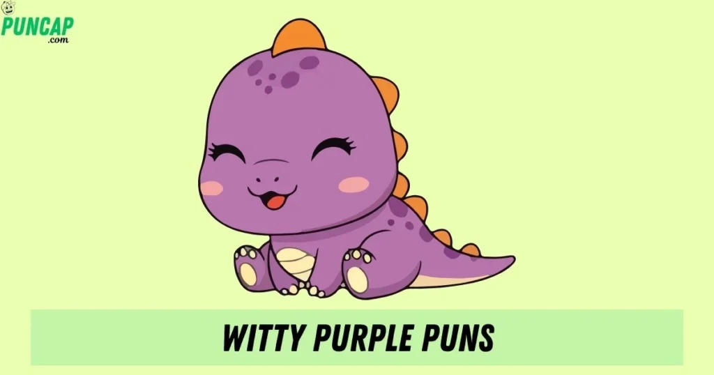 Witty Purple Puns