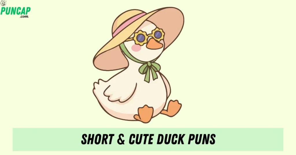 Short And Cute Duck Puns