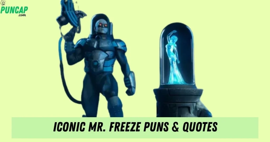 Iconic Mr Freeze Puns And Quotes