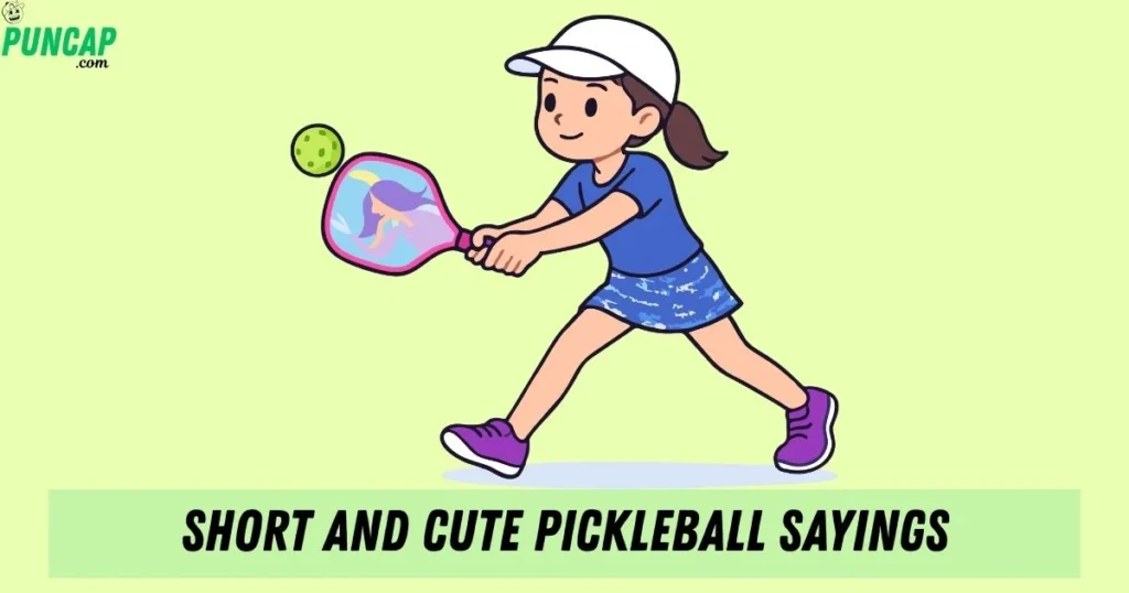 Short And Cute Pickleball Sayings