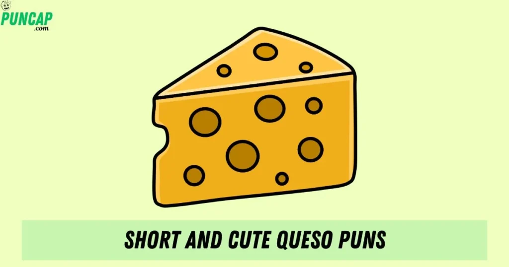 Short And Cute Queso Puns