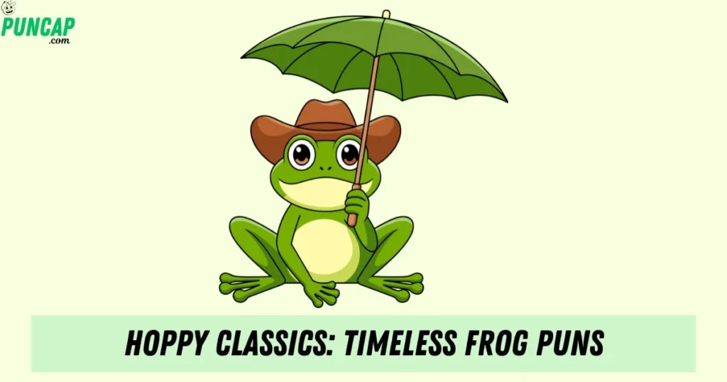 Hoppy Classics Timeless Frog Puns