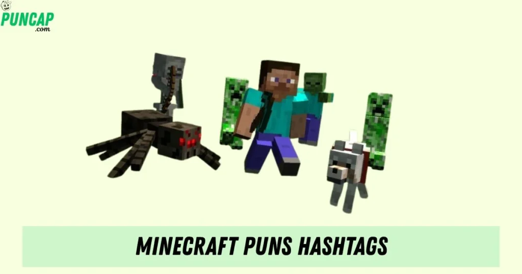 Minecraft Puns Hashtags