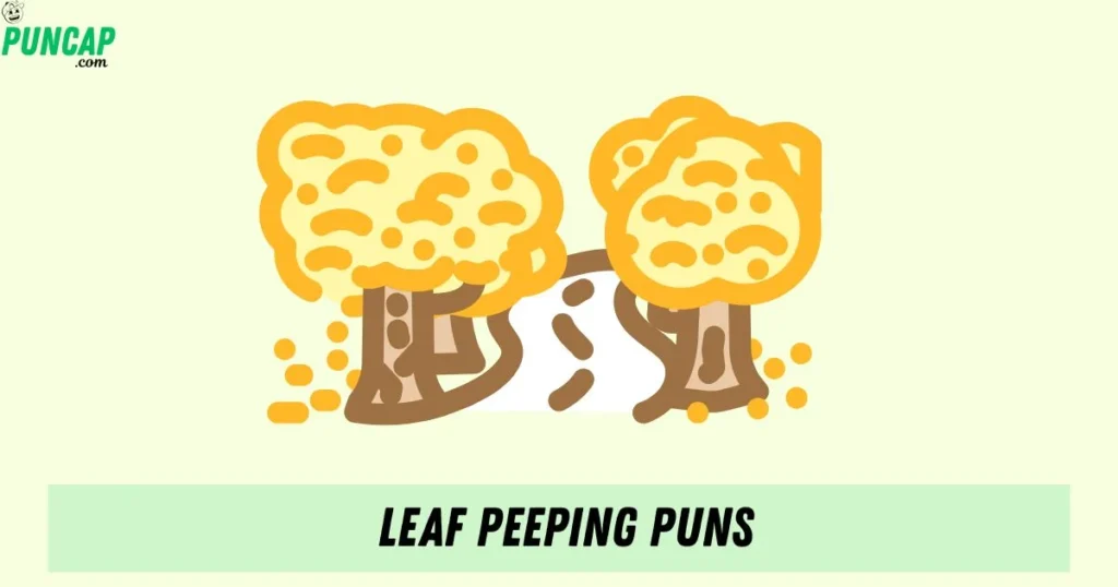 Leaf Peeping Puns